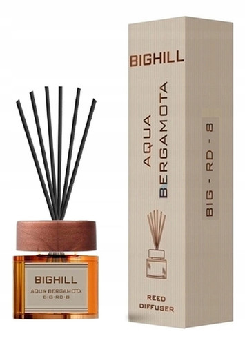 Bighill Ekskluzywny dyfuzor zapachowy z patyczkami Aqua Bergamota 120ml.jpg