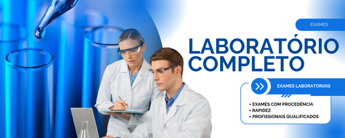 Blue and White Modern Pharmacy Lab Outdoor Banner.png