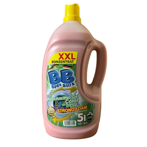 el do prania tkanin kolorowych silna piana blau blitz 5000ml koncentrat sekrety czystosci.webp