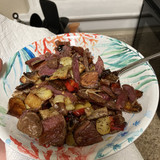 roasted potatoes w/ peppers