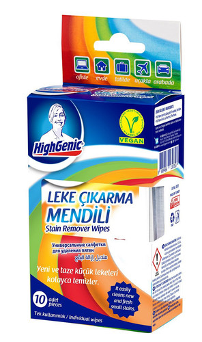 HighGenic chusteczki odplamiajace Stain Remover Wipes 10szt.jpg