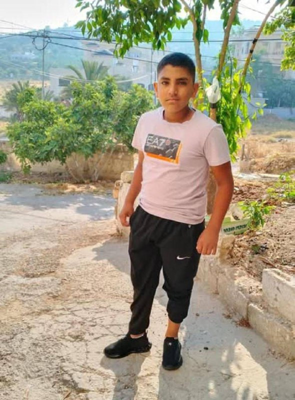 اعتقلت قوات الاحتلال الطفل حسين مهدي البدوي من قرية بيتللو غرب رام الله....