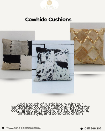 Handcrafted Cowhide Cushions for Rustic Boho Style.jpg