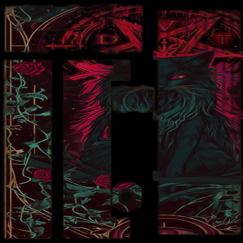 Goth Cat Bamboo Divider.png
