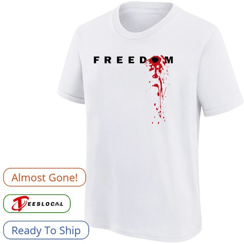 Charlie Kirk Freedom Bloody Ladies-Tee.jpg.jpg