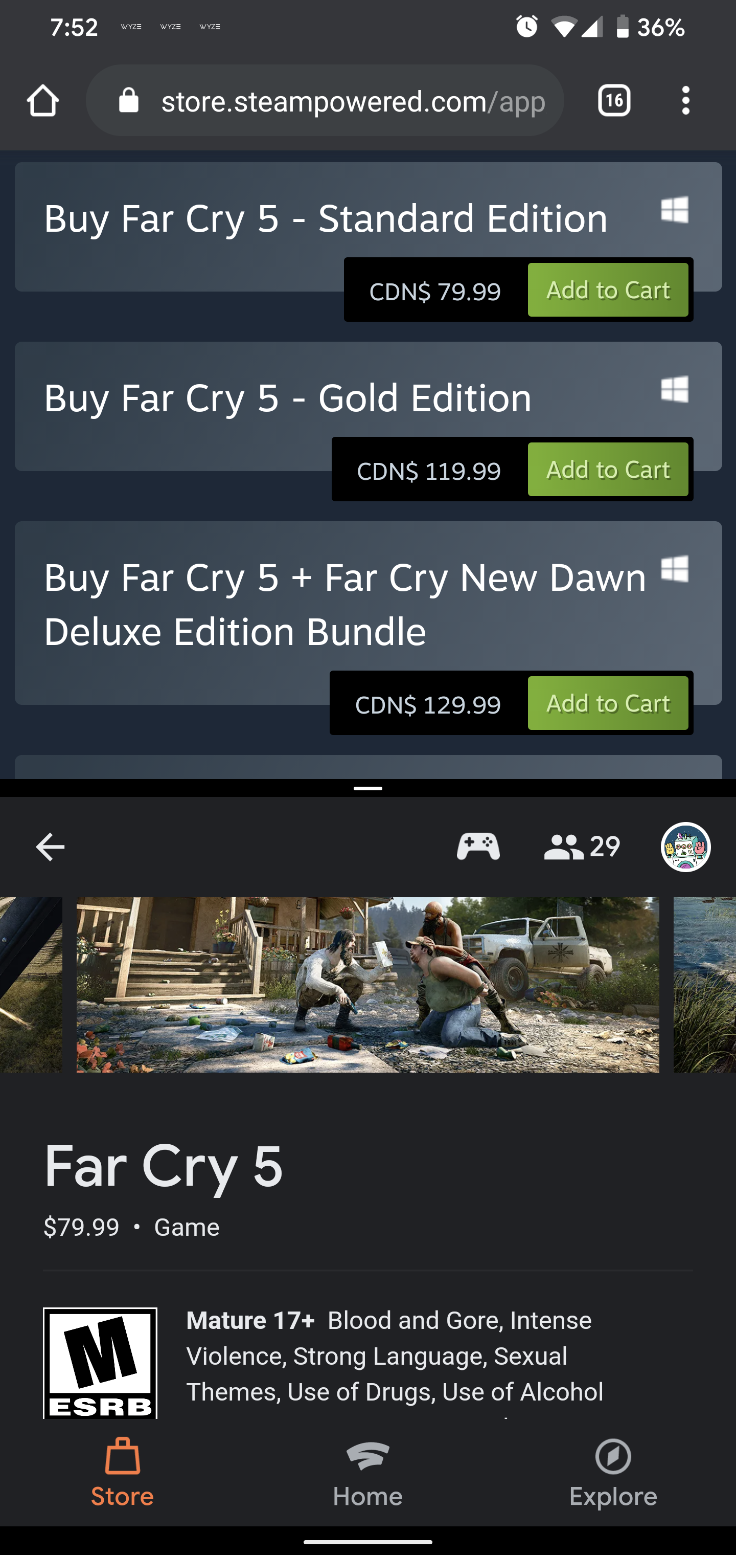 Pricing Gripe Stadia