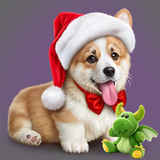 Christmas Corgi