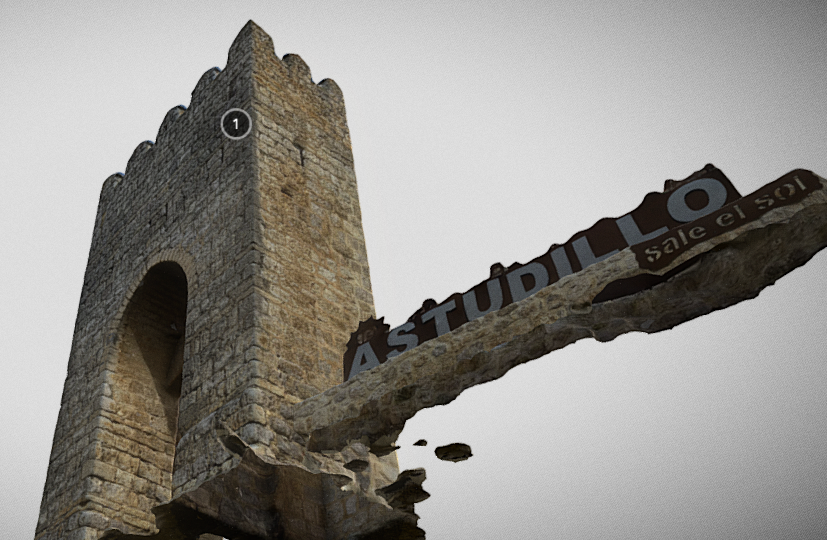 Pórtico San Miguel escaneado en 3D