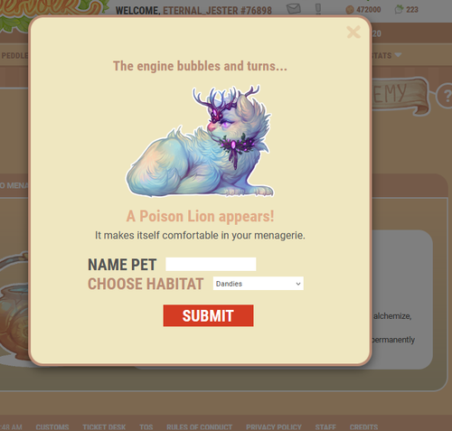 Alchemized a Poison Lion!.png