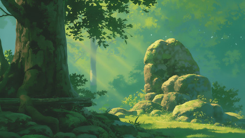 studio ghibli tree and rocks 4k.jpg