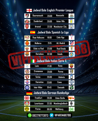 JADWAL BOLA HARI INI | AGEN TARUHAN BOLA TERPERCAYA | BANDAR TARUHAN BOLA | SITUS TARUHAN BOLA.jpg