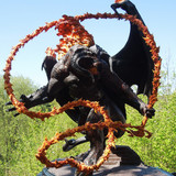 008 BalrogDemon of shadow and flame repainted with whip