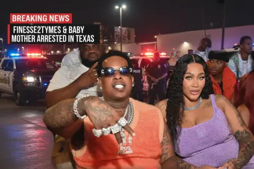 Finesse2Tymes was reportedly taken into custody in Texas along with his baby mother.webp