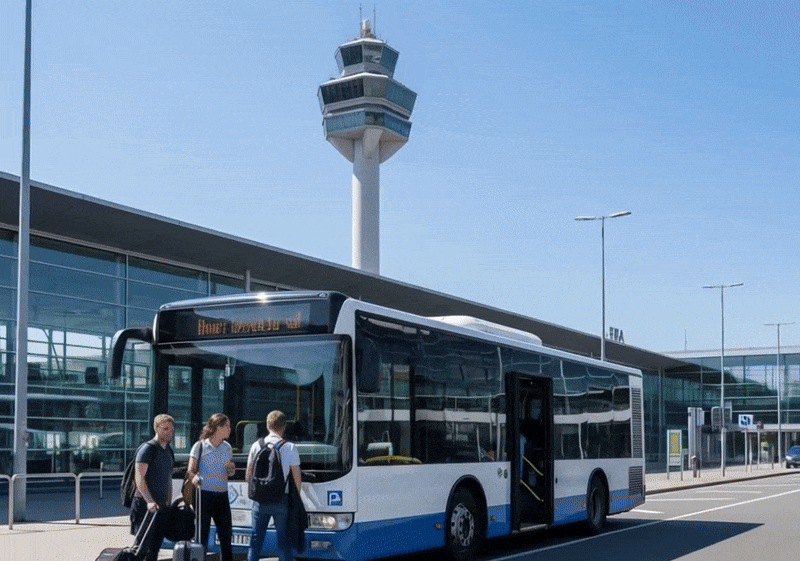 Shuttle Bus zum Flughafen