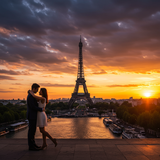 Parisian Dream: Eiffel Tower Romance image 1 1024x1024