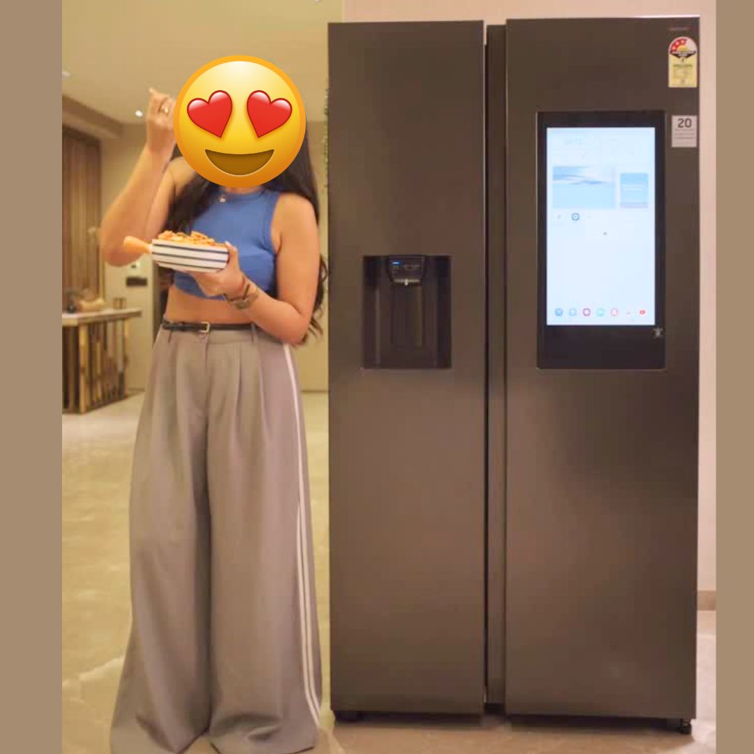 Geladeira Samsung Side By Side Black Premium 585 Litros 110V RS58T5561B1/AZ