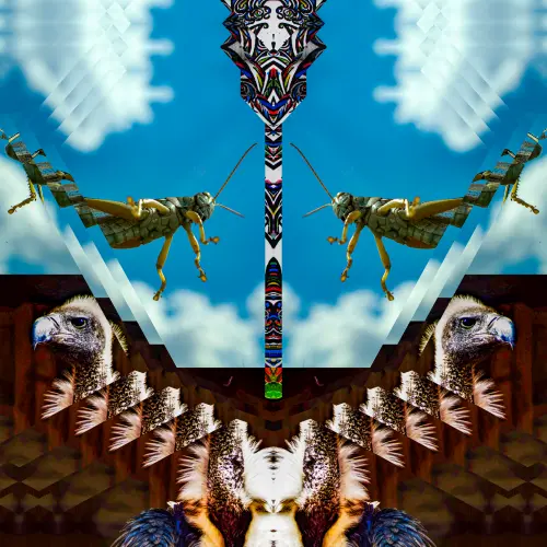 Vultures Entangled In Red.webp