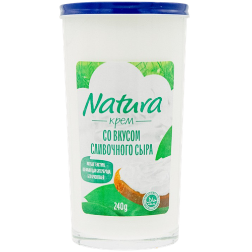 6223006522213 389915 КРЕМ NATURA СО ВКУСОМ СЛИВОЧНОГО СЫРА 240ГР С БАН.png