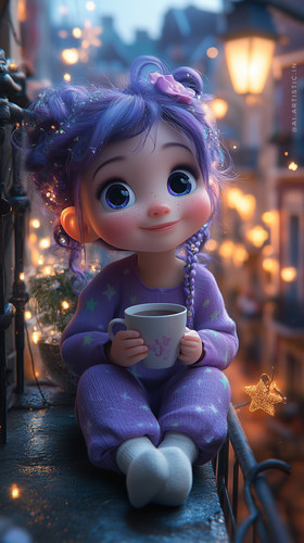 surajarts a cute baby girl in 3d animation disney style with bi 69ea3597 c108 49f0 a97b 6ffccc99f7a4.jpg