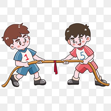 pngtree cute cartoon student tug of war competition hand painted elements png image 4259424.png