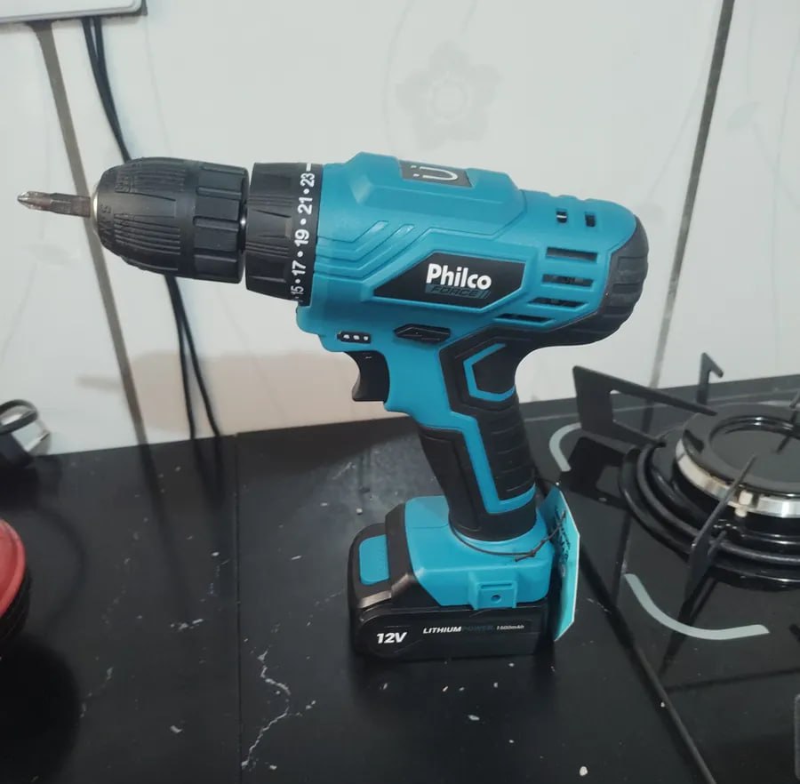 Parafusadeira Force Bivolt 2 em 1 800RPM PPF12 Philco