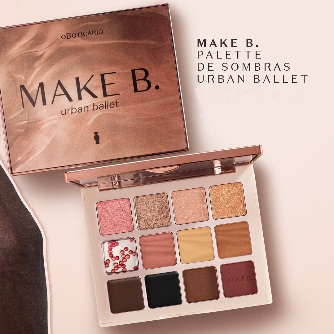 O Boticário Make B. Urban Ballet Paleta Sombras 14,4g
