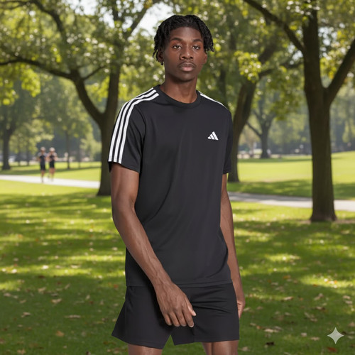 Camiseta Treino Train Essentials 3 stripes adidas.jpg