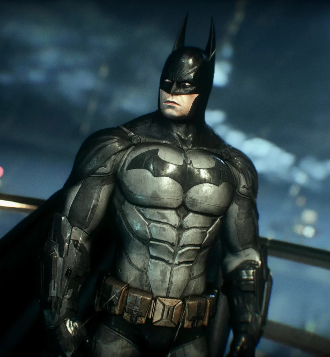 Batman: Arkham City - Batsuit Version 7.43 Minecraft Skin, image size:1080x1166