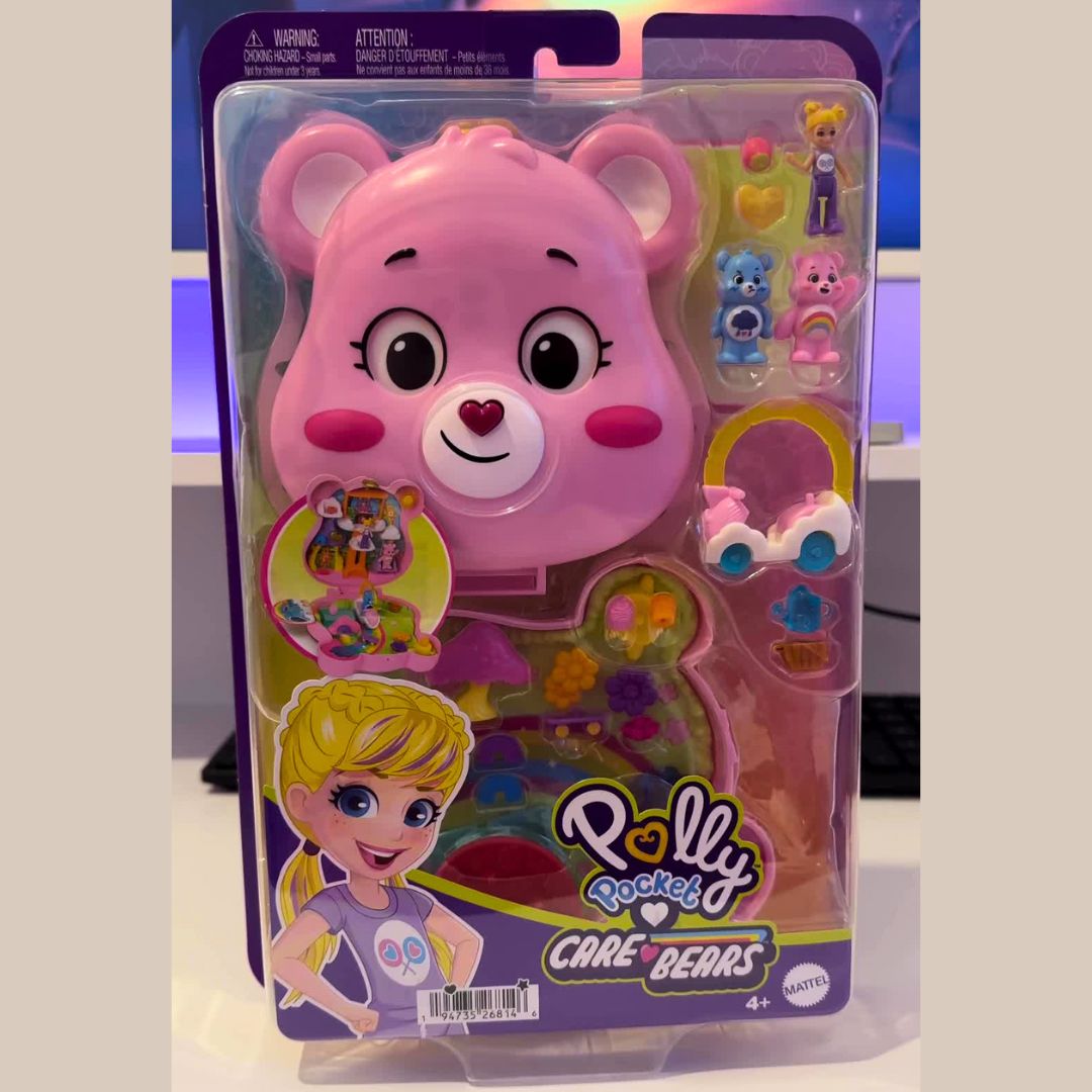 Polly Pocket, Brinquedo Estojo Ursinhos Carinhosos com 3 Microbonecas e Acessórios Temáticos, Mattel Polly Pocket, Brinquedo Estojo Ursinhos Carinhosos com 3 Microbonecas e Acessórios Temáticos, Mattel