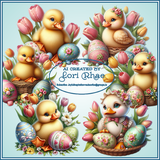 Easter Duckie in Tulips Preview LR 2 21 2411