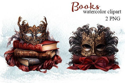 Books Watercolor Clipart 76991153.jpg