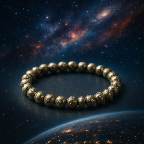 20250919 1146 Celestial Pyrite Bracelet simple compose 01k5g9t293f0jt6mf4rf109z8f.png