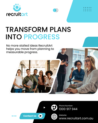 recruitart traansforms plans into progress.png