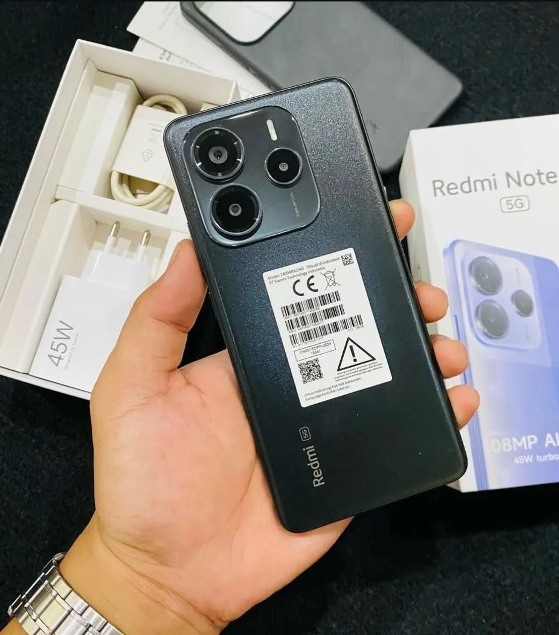Smartphone Xiaomi Redmi Note 14 5G NFC Midnight Black (Preto) 8GB RAM 256GB ROM