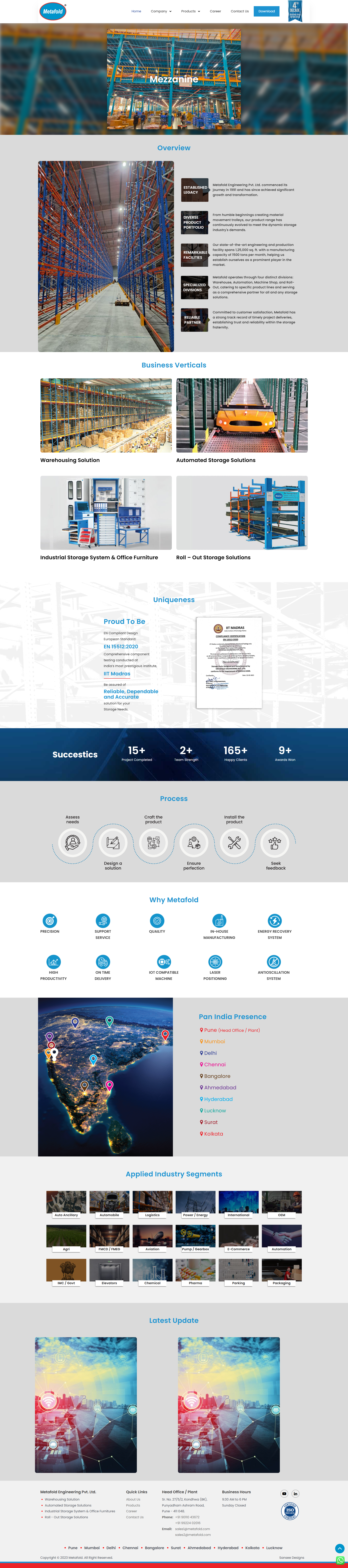 Metafold Homepage Screenshot