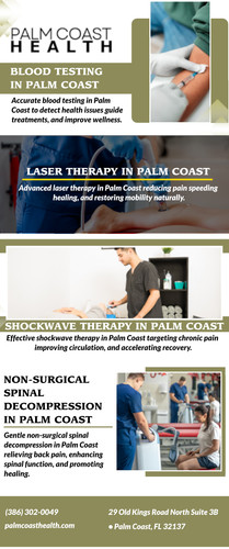 If you're looking for effective Non-Surgical Spinal Decompression in Palm Coast, Palm Coast Health offers safe, advanced treatments to relieve back and neck pain. Our expert team focuses on reducing pressure, improving mobility, and restoring spinal health—helping you achieve lasting comfort without surgery. For more details visit us at : https://palmcoasthealth.com/department/non-surgical-spinal-decompression/