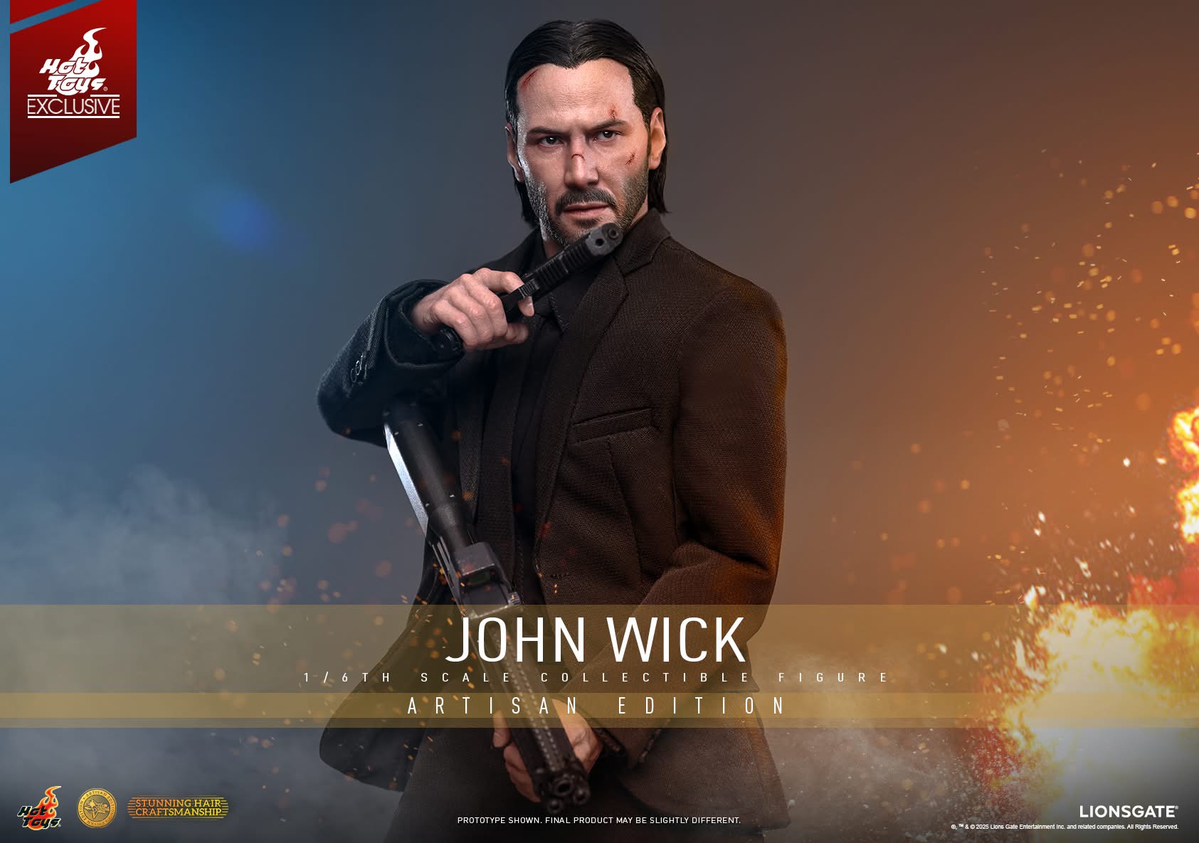 John Wick Returns in Artisan Form – Hot Toys Exclusive 1/6th Scale Figure John Wick Returns in Artisan Form – Hot Toys Exclusive 1/6th Scale Figure