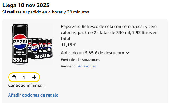 cupón amazon