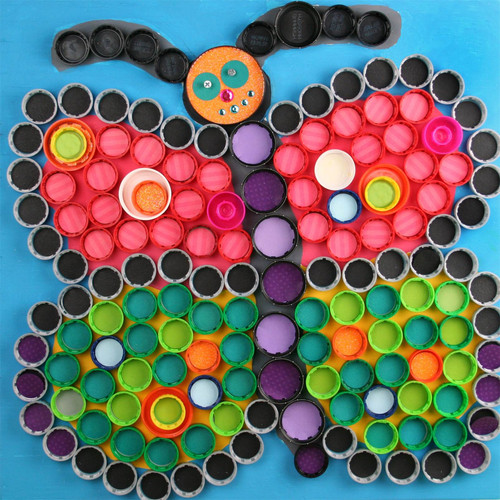 monthly kid art resolution plastic bottle cap art.jpg
