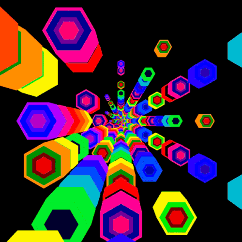 From KlickPin CF Colorful Hexagonal Shapes.gif