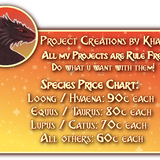 khalessi proj creations chart