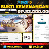 BUKTI KEMENANGAN 09 NOVEMBER  2025 DI CRUISE ROYALE RP.39.300.000
