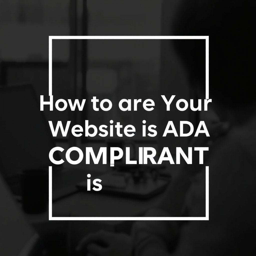 How to Ensure Your Website is ADA Compliant