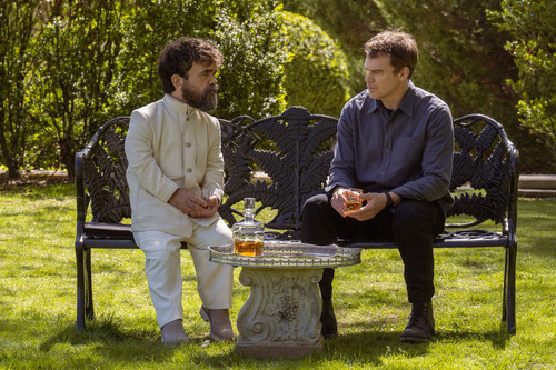 L-R: Peter Dinklage as Leon Prater and Michael C. Hall as Dexter Morgan in Dexter: Resurrection, sea.jpg