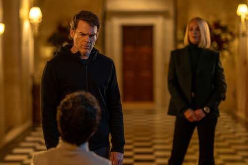 L-R: Michael C. Hall as Dexter Morgan and Uma Thurman as Charley in Dexter: Resurrection, season 1, .jpg