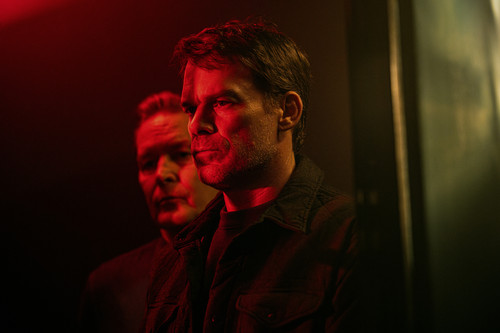 L-R: James Remar as Harry Morgan and Michael C. Hall as Dexter Morgan in Dexter: Resurrection, episo.jpg