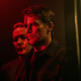 L-R: James Remar as Harry Morgan and Michael C. Hall as Dexter Morgan in Dexter: Resurrection, episo