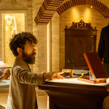 L-R: David Zayas as Angel Batista, Peter Dinklage as Leon Prater and Michael C. Hall as Dexter Morga