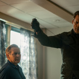 L-R: James Remar as Harry Morgan and Michael C. Hall as Dexter Morgan in Dexter: Resurrection, episo
