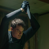 Michael C. Hall as Dexter Morgan in Dexter: Resurrection, episode 3, season 1, streaming on Paramoun